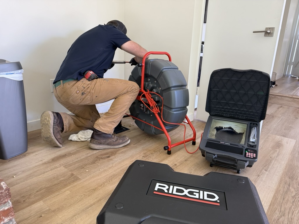 RIDGID drain camera inspection